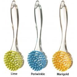 Dish Scrubber Brush (Assorted) (9 Long) by Stacks and Stacks