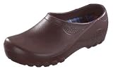 Zoom Produkt-Bild: ALPRO Jolly Fashion Herren Clogs PU, Braun, Gr&ouml;&szlig;e 45 mit normalem Fu&szlig;bett