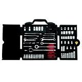 Stanley 91-988 201 Piece 1/4-Inch, 3/8-Inch, & 1/2-Inch Drive Mechanics Tool Set