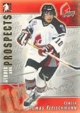 Tomas Fleischmann, Moose Jaw Warriors - WHL, 2004 In The Game Heroes and Prospects Autographed Card