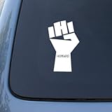 Howard Stern Nation Fist - Car, Truck, Notebook, Vinyl Decal Sticker #2704 | Vinyl Color: White