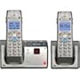 GE DECT 6.0 Advanced Silver Cordless Phone with Goog-411, CID, ITAD, and 2 Handsets (28223EE2)