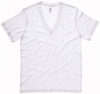 Canvas Unisex 4.2 oz. Jersey Deep V-Neck T-shirt