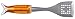 Art and Cook Perforated Turnette, Orange