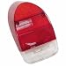 VW Bug Rear Left Tail Light Lens 71-72 Red/White Each
