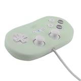 Silicone Skin Case for Nintendo Wii Classic Controller, Light Green