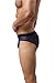 Barsty Men's Sexy Buttocks Thong Hollow-Out Thong Elastic Smooth Bikini Topt XL BlueXL/US L
