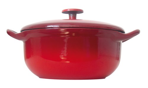 Staub 4-Quart Round Premium Cocotte, Pimento Red