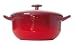 Kitchen & Housewares : Staub 4-Quart Round Premium Cocotte, Pimento Red