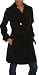 Liz Claiborne Women's Snaux Silk Double Breasted Notched Collar Trench With Belt And Zip Out Warmer