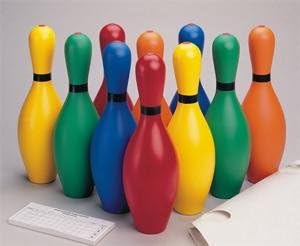 Cosom Rainbow Bowling 3-lb. Ball Set