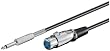 6.0m 6.3mm Micro. Klinkenstecker auf 3-pol. XLR Kuppl.