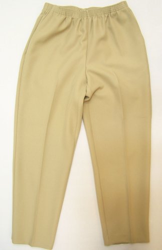 Women's Plus Alfred Dunner Classics Elastic Waist Pants