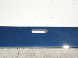 Freightliner Classic CB2010-06 Classic, FLC120, COE Chrome Steel Bumper w/ Tow Hitch &amp; Fog Light Holes: 18" Texas Style