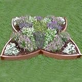 Four Leaf Clover Flower Bed