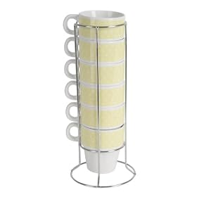Star "Stakk" Yellow Mugs