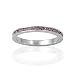 Bling Jewelry Sterling Silver Ring June Birthstone Alexandrite CZ Eternity Band Ring