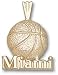 NCAA Miami Hurricanes Basketball Pendant