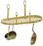 Enclume PR14WG-CH Premier Chrome Four Point Oval Pot Rack with Grid 41.5-in.