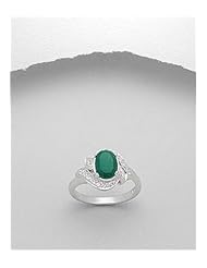 CZ Ring In 92.5 Sterling Silver
