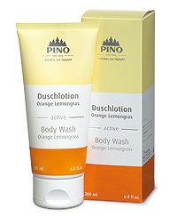 PINO Duschlotion ORANGE LEMONGRAS 200ml / Body Wash Orange Lemongrass Preisvergleich