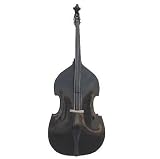Merano MB400BK 3/4 Size Black String Bass with Bag and Bow