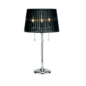 Adesso Cabaret Table Lamp, Chrome