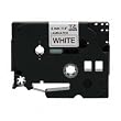 Brother TZ211 Laminated Tape Cartridge0.25" - 1 x Roll - Black, White