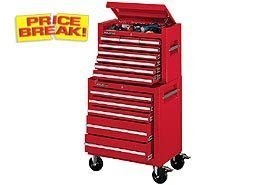 Remline 93506 - 6 Drawer Roller Cabinet 26" Wide - Ball Bearing Slides - Red - Remline - 93506