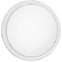 Eglo 82941A Planet 2 Light Wall/Ceiling Light Fixture, Nickel/Frosted Opal