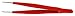 DURATOOL DT000048 Tweezer, General Purpose, Straight, Flat, PVC, Carbon Steel Tip, 120 mm