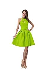 A-line Lace Satin Short Homecoming Dress/Bridesmaid Dress/Prom Dress 