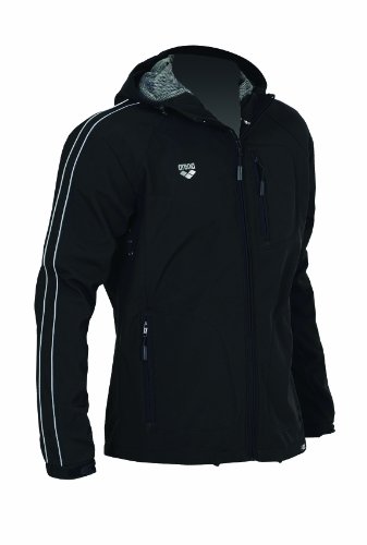 Arena Paddleball Jacket, Black, Small