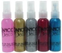 Dance Dolls Puttin' On The Glitz Glitter Spray for Hair and Body 5.2 oz - Silver