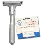 Beauty : Merkur Futur Razor + 10 Pack Merkur Solingen Blades