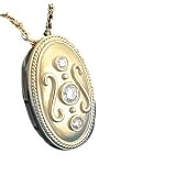 14K .35 CTW 3 Diamond Pendant