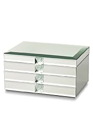 Rectangular Mirrored Large Jewellery Box