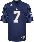 Notre Dame #7 Adidas Replica Football Jersey (Navy) - X-Large