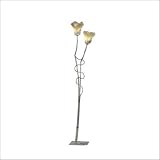 Zaneen Lighting Z6336 Rovigo Two Light Floor Lamp in Weathered Silver