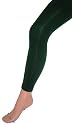 Adult Green Ankle-Length Leggings Footless Tights Nylon/Spandex OSFM