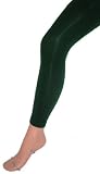 Adult Green Ankle-Length Leggings Footless Tights Nylon/Spandex OSFM