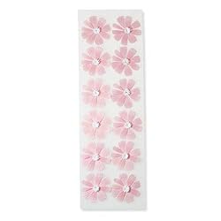 Martha Stewart Crafts Stickers, Dimensional Pink Cosmos
