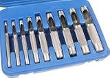 (SE) Leather Punch, 9pc Hollow w/Case