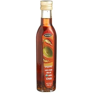 Mantova Chili Organic Extra Virgin Olive Oil, 8.5-Ounce Bottles (Pack of 3) by Mantova