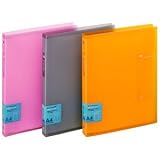 キョクトウ ファシル 30穴バインダー A4サイズ フラップポケット付 イエロー LN650Y 2セットの画像