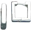 Sterling Silver Huggie Square Hoop Earrings Jewelry