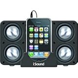 Black Foldable 4x Portable Speaker System