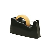 Charles Leonard Inc. Heavy Duty Tape Dispenser, 1 and 3 Inches Core, Black, 1 Each (81300)