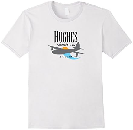 Men's Hughes Aircraft Company Spruce Goose Howard Company T-shirt XL White