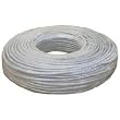 100ft Cat5E Certified Light Grey bulk cable - solid core